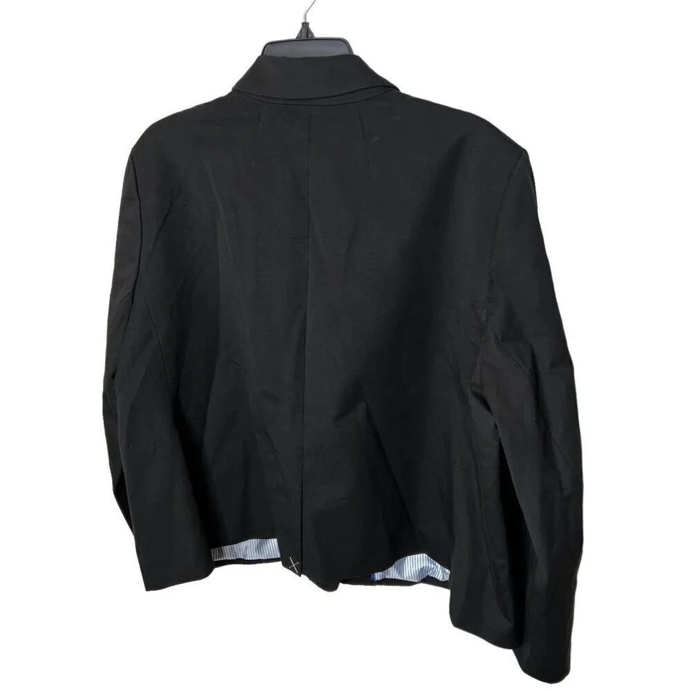 J.Crew $198 Womens Two Button Blazer Black Size 2 BP095 - Picture 3 of 6